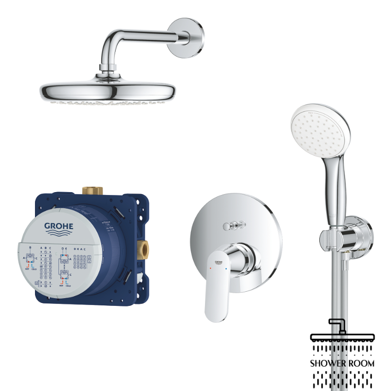 Душова система Grohe Eurosmart Cosmopolitan 25219001