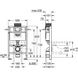 Комплект инсталляции Grohe Rapid SL для унитаза 2-в-1, монтажная высота 0.82 м (38948000)