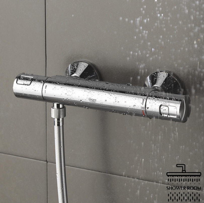 Термостат для душу із душовим гарнітуром Grohe QuickFix Precision Start (34597001)