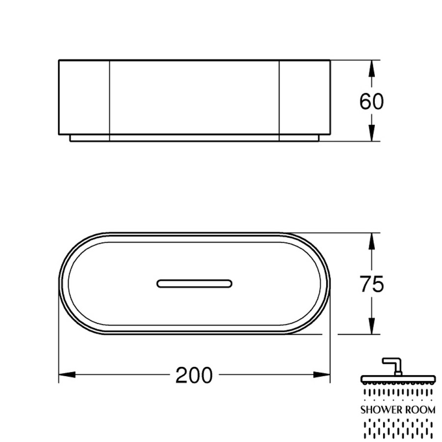 Полиця Grohe Selection 41037000